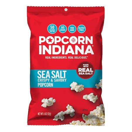 Popcorn Indiana Caddy Popcorn Sea Salt 1.1 oz., PK6 8435710046